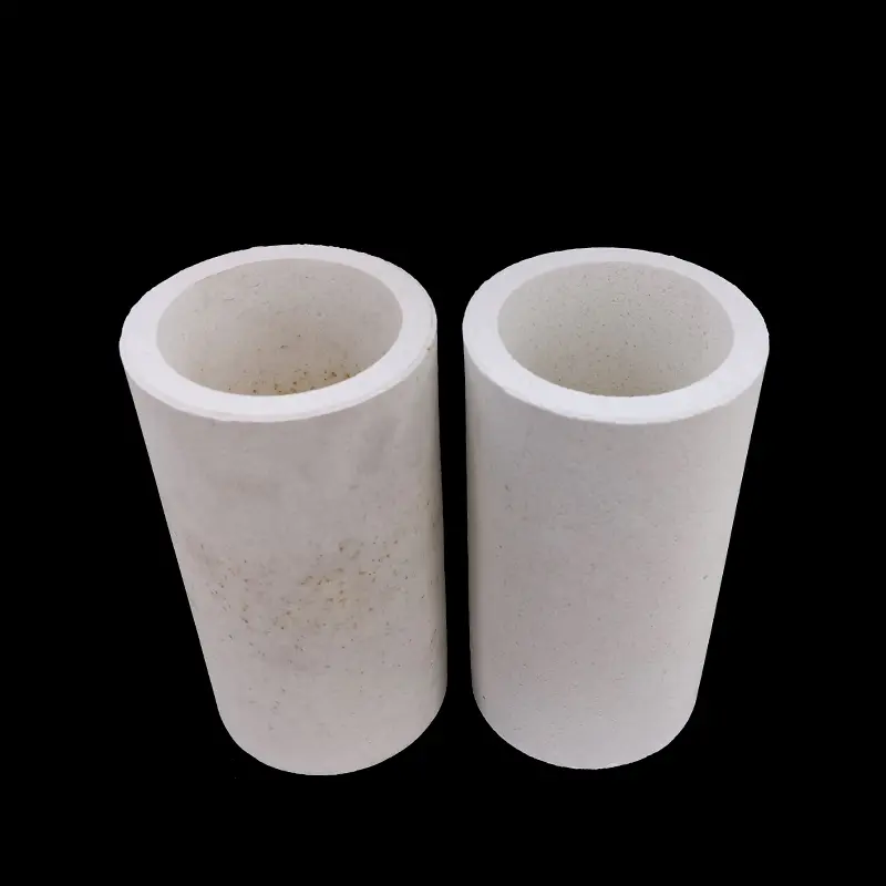 Round type refractory mullite sagger for powder...
