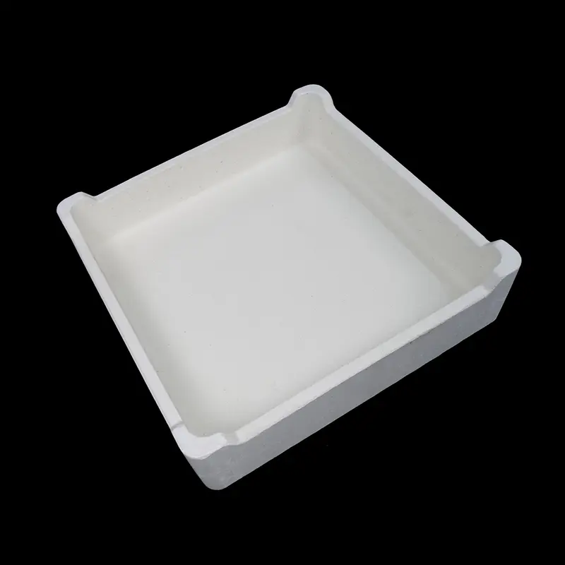 High Temperature Resistant Kiln Furniture Refractory Cordierite Mullite Ceramic Sagger For Sintering Powder