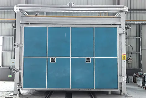 Refractory push plate