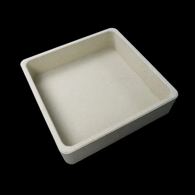 High Temperature Resistance Good Thermal Shock Resistance Ceramic Sagger For Powder Firing